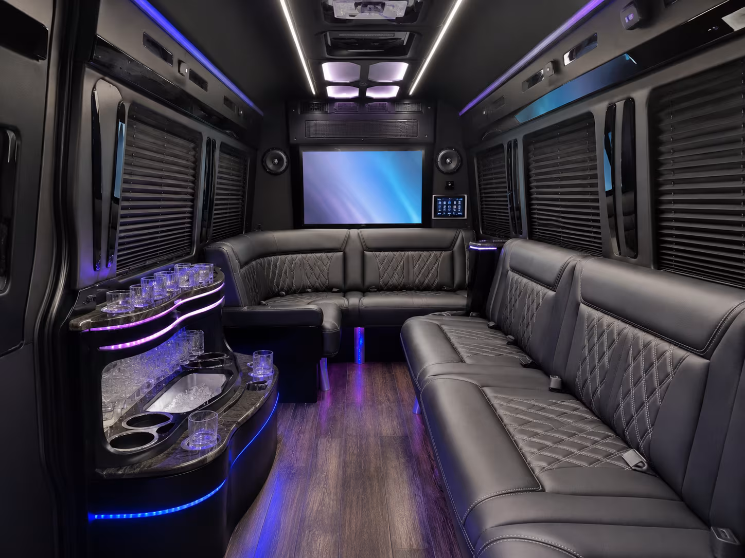 bus rental options for santa monica trips