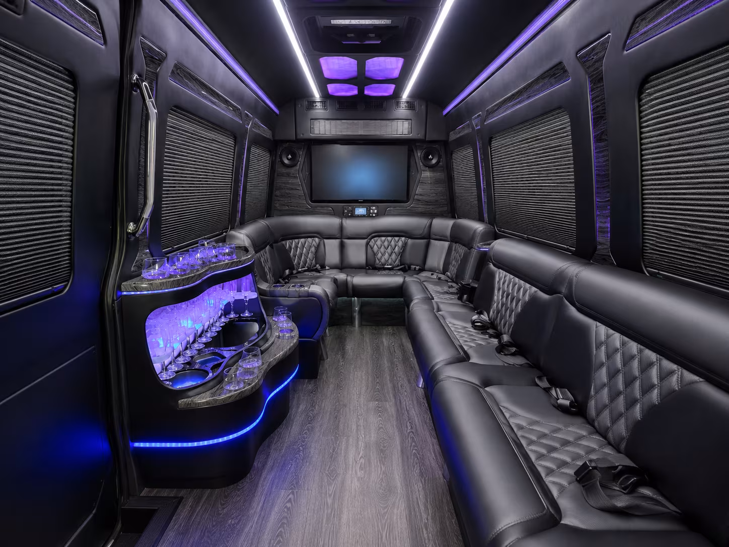 employee shuttle buses for santa monica events offsites and team days