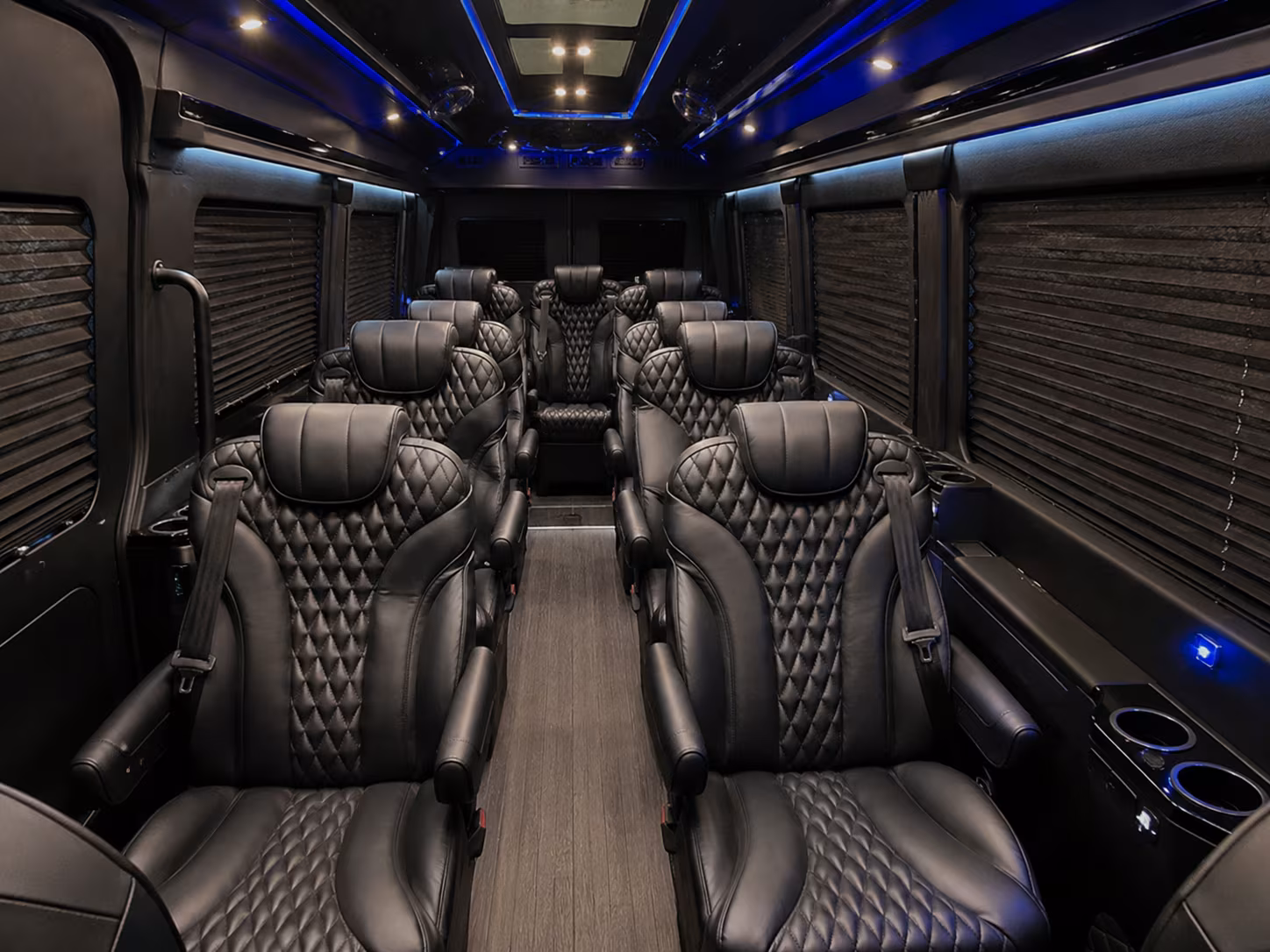 santa monica sprinter van with driver interior